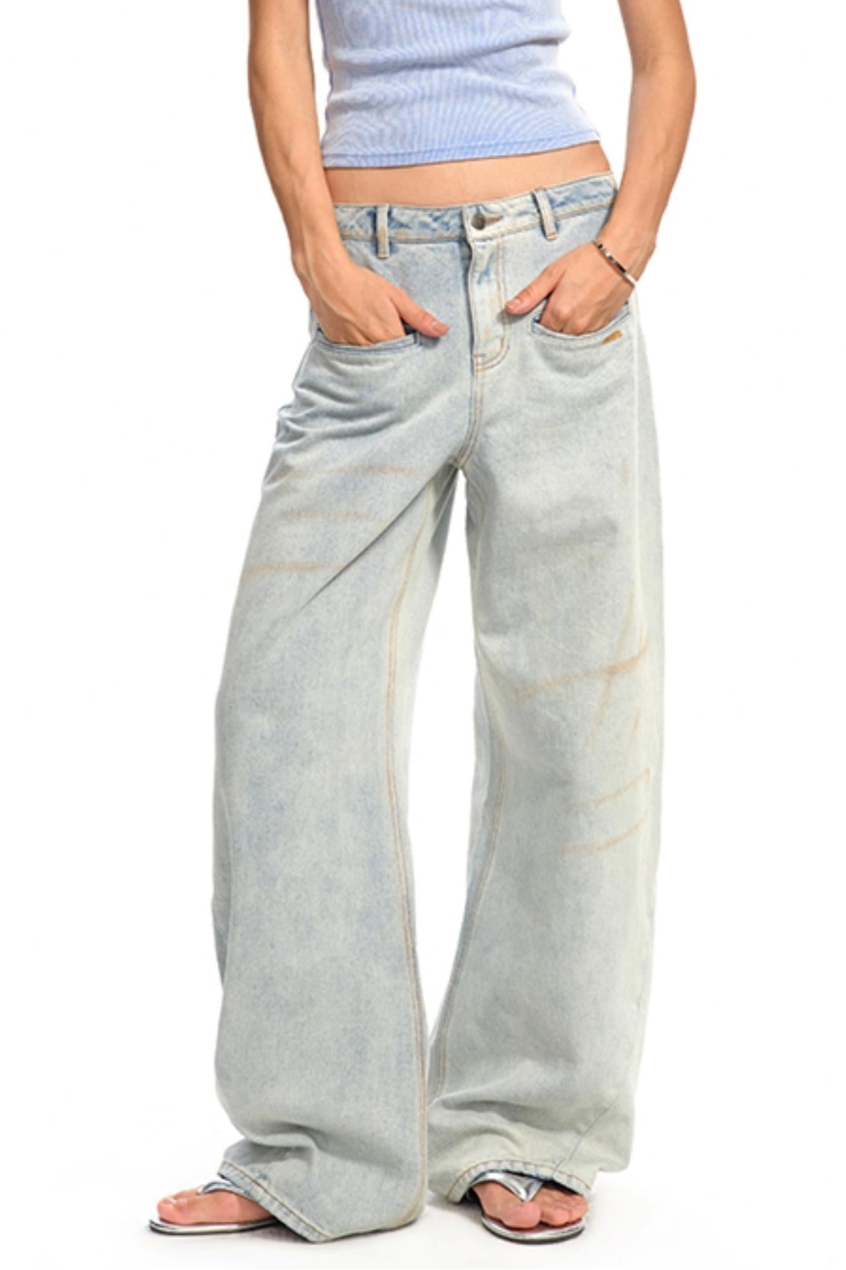 Summer Breeze Denim Trousers