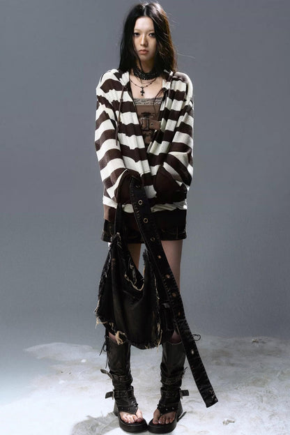 Striped Sunshade Hoodie