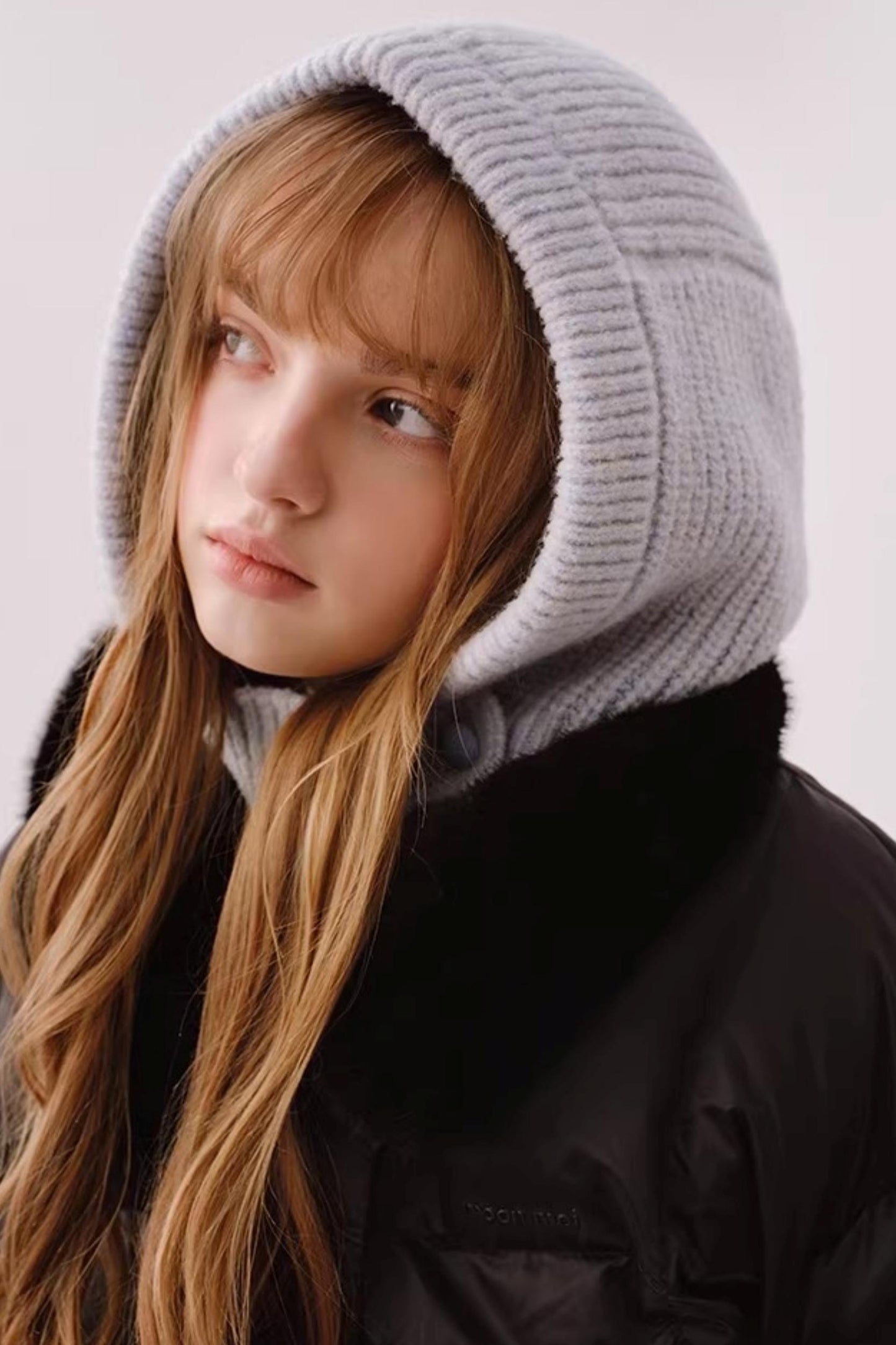 Sheep Wool Knit Balaclava