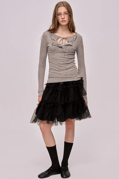 Aurora Lace Mesh Skirt