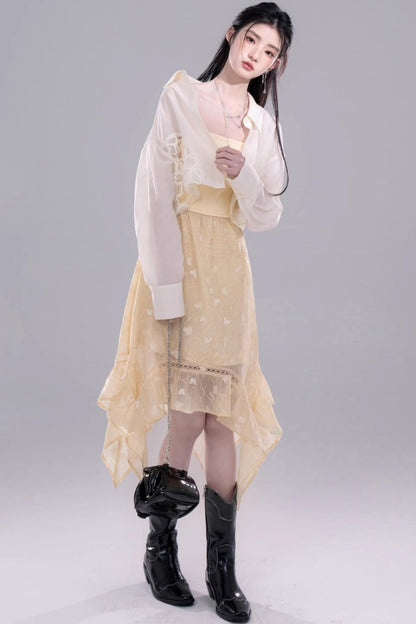 Belle Lace White Shirt