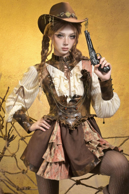 Steampunk Vintage Cowboy Hat