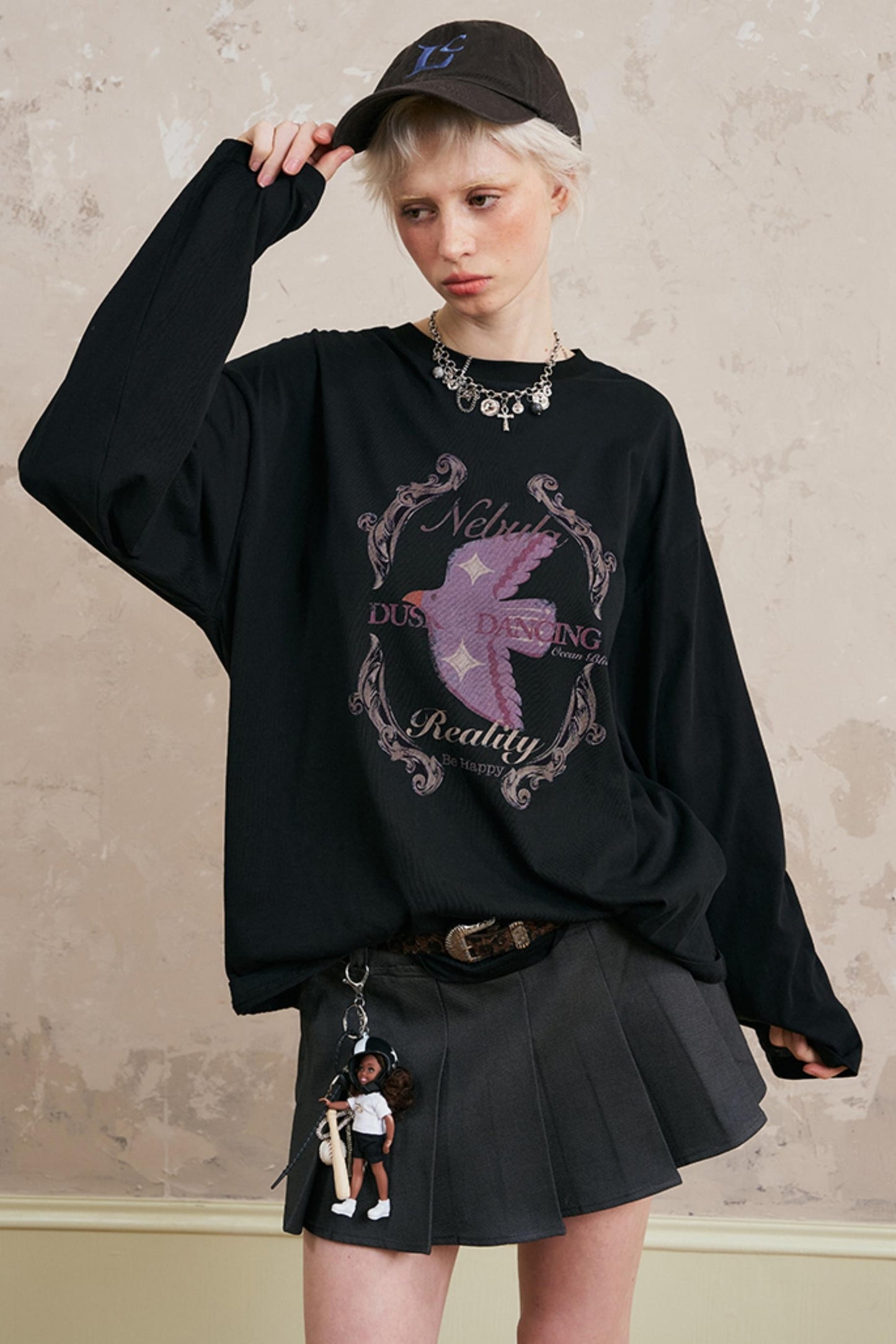 Hien Print Long T-Shirt