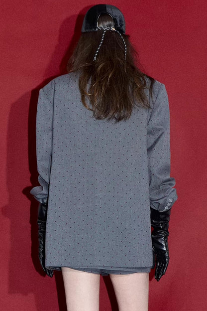 Retro Polka Dot Winter Jacket