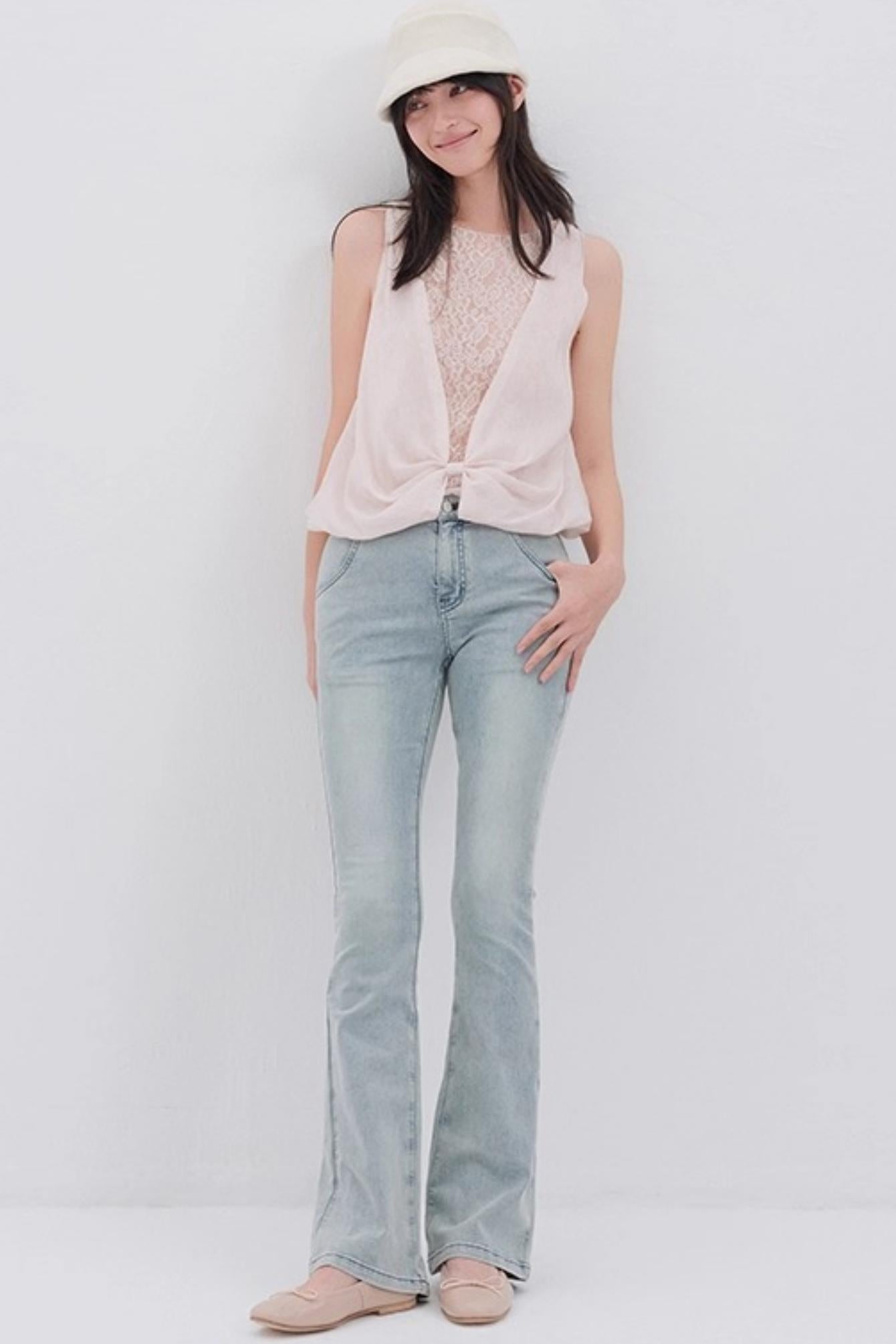 Sunshine Washed Bootcut Jeans