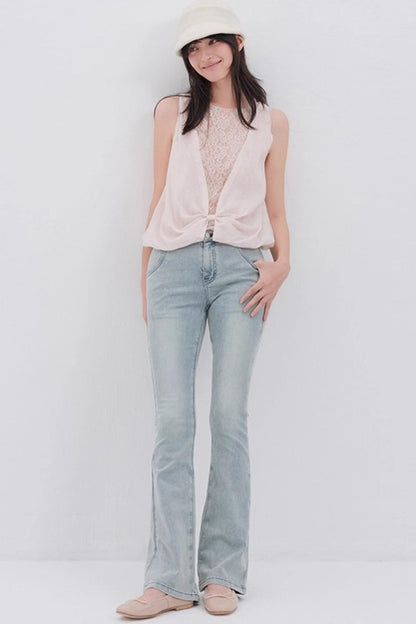 Sunshine Washed Bootcut Jeans