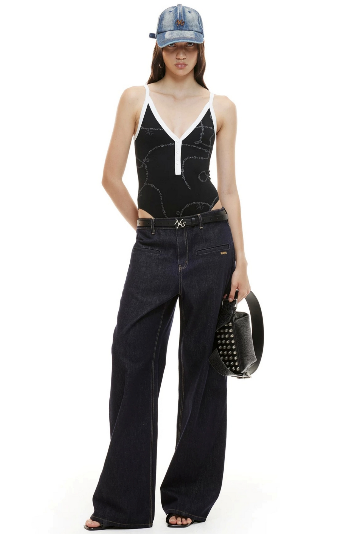 Color-Blocked Slim-Fit Camisole