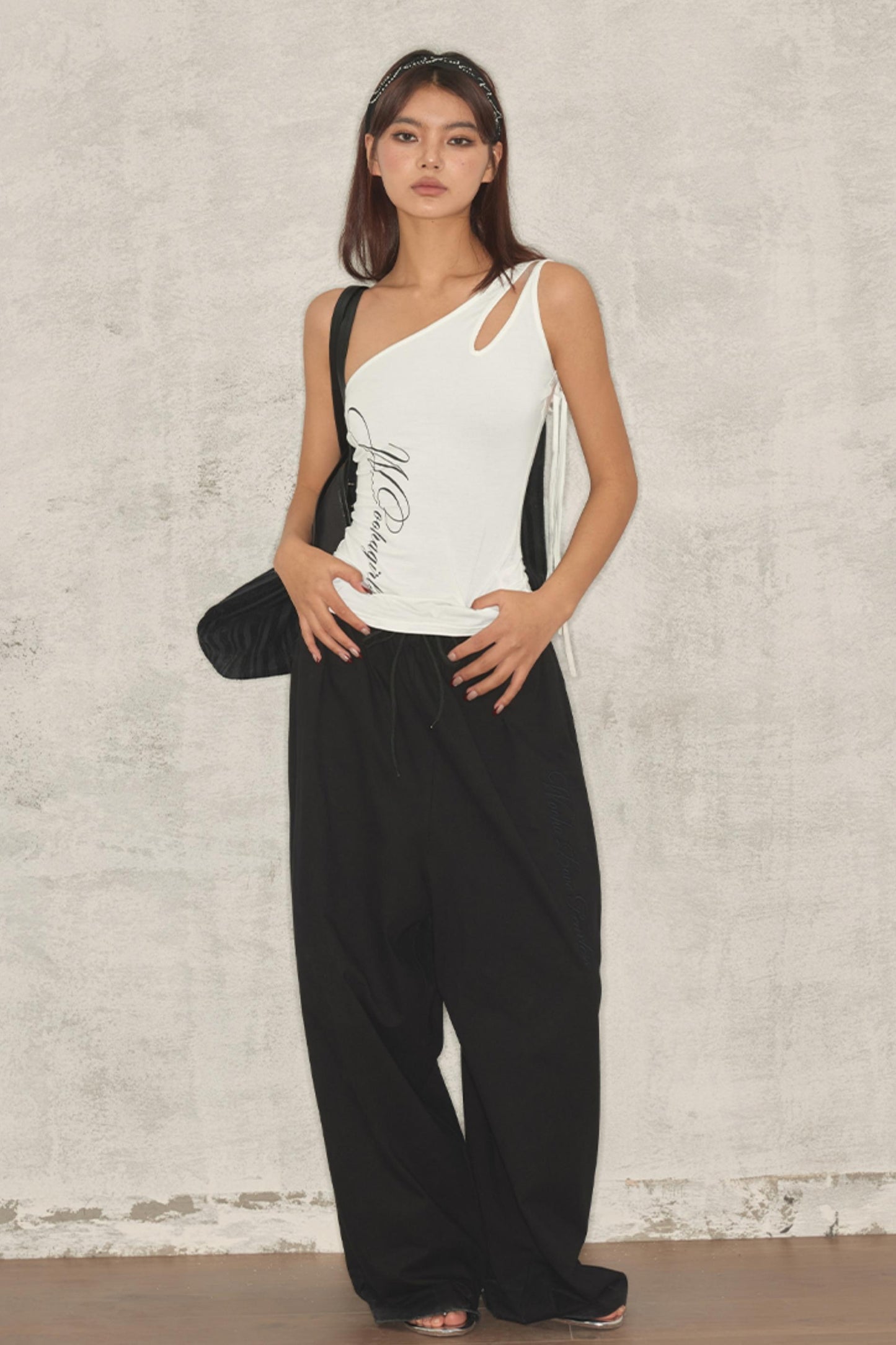 Summer Asymmetrical Halter Top