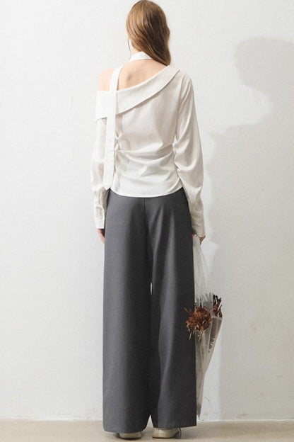 Mint Asymmetrical Shirt Set-Up