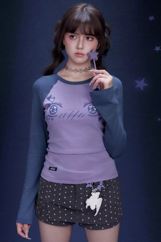 Manga Eye Raglan T-Shirt