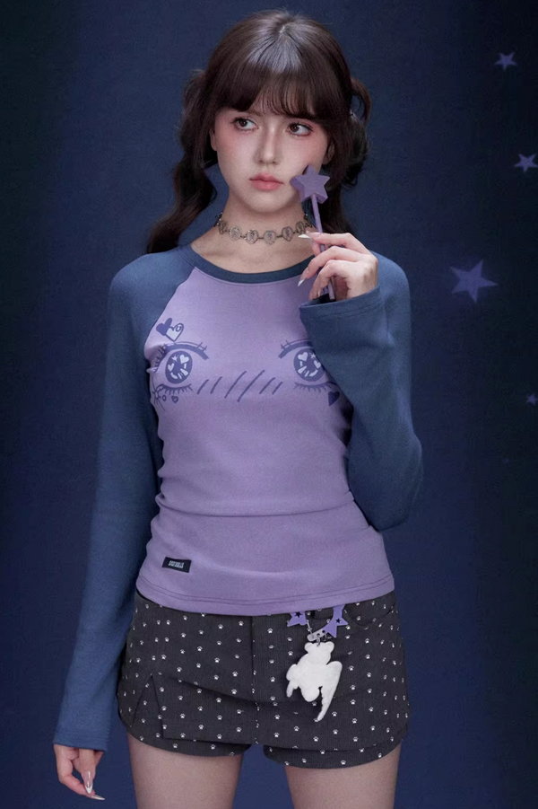 Manga Eye Raglan T-Shirt