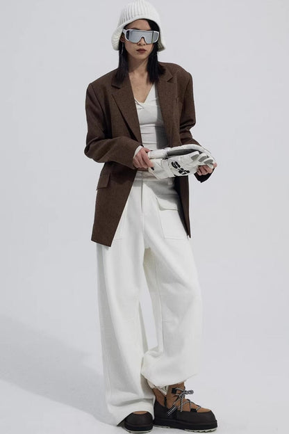 Brown Red Polka Dot Jacket