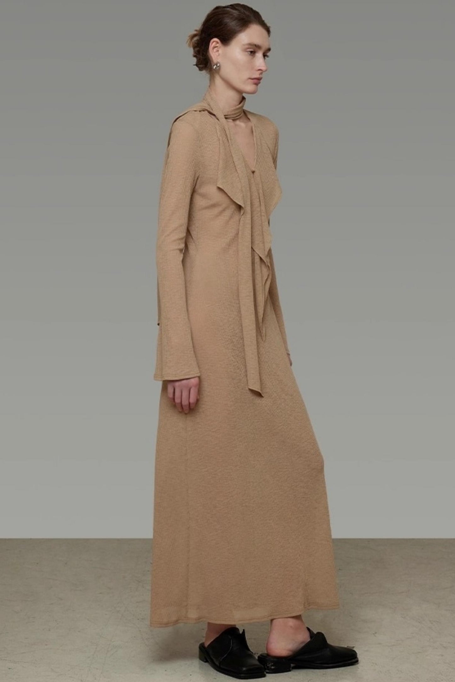 Streamer V-Neck Dress