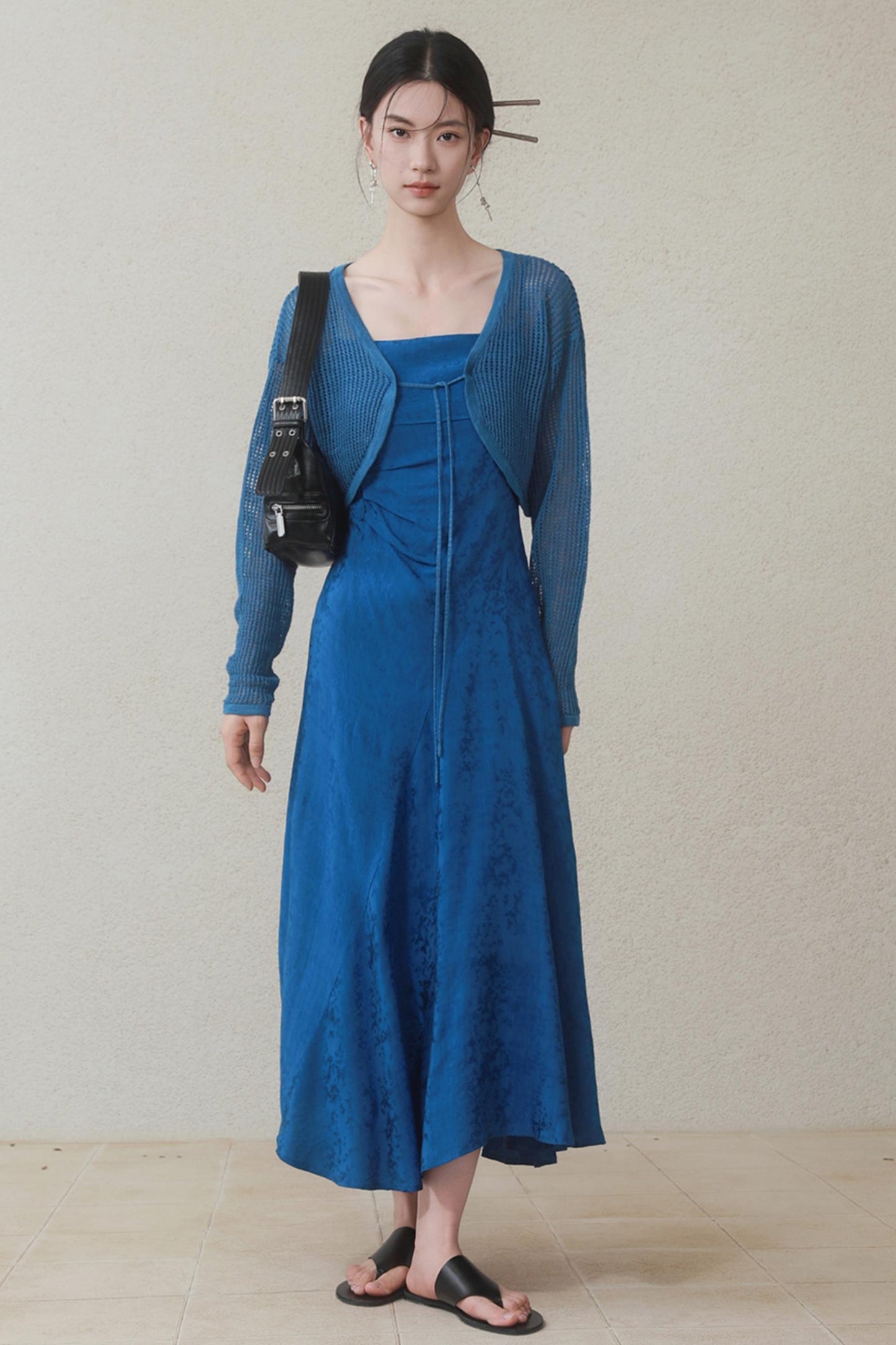 Summer Elegance Halter Dress