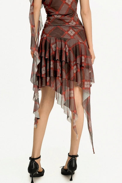 Summer Babes Plaid Skirt