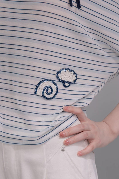 Off-Shoulder Starfish T-Shirt