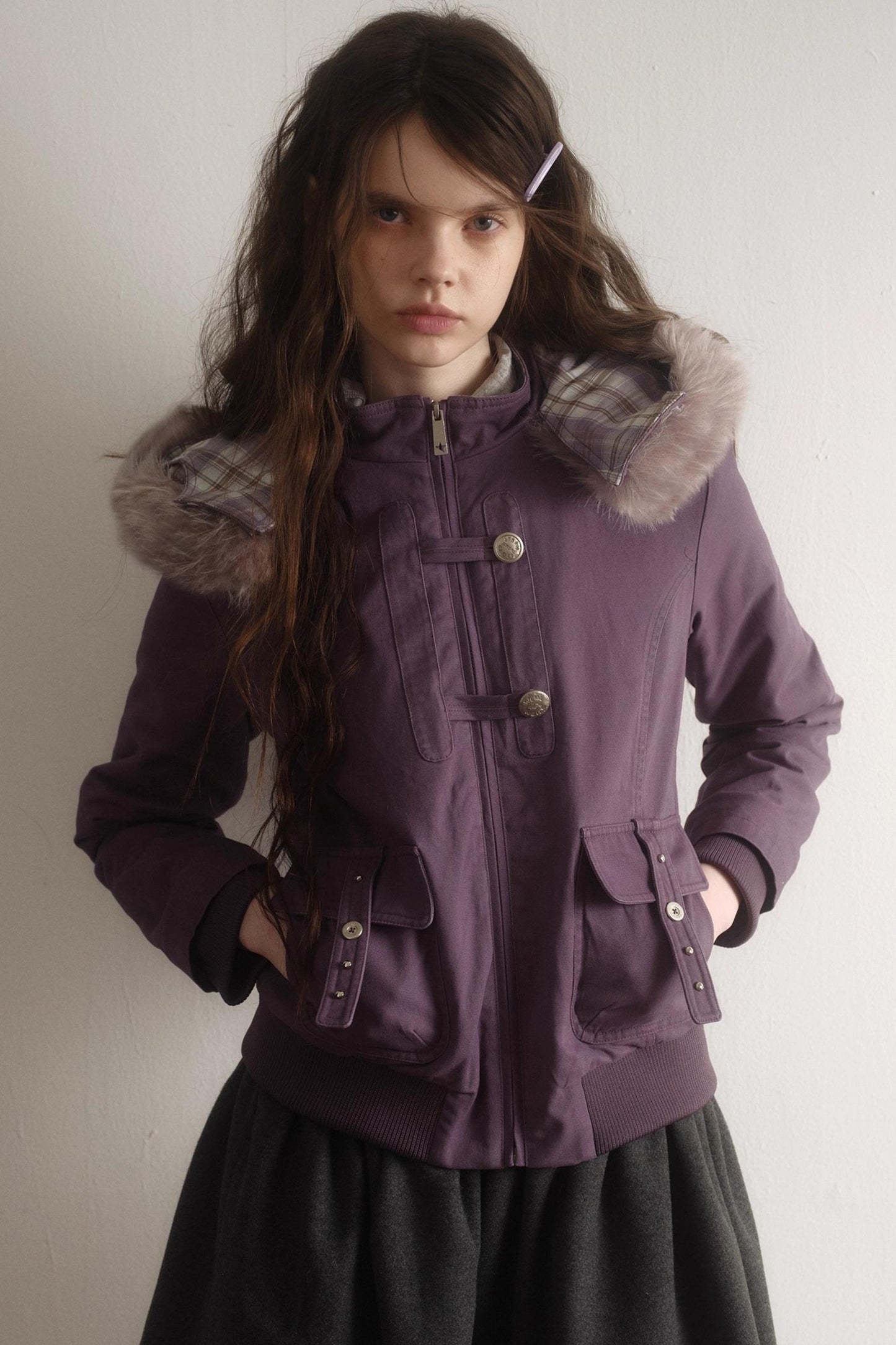 Purple Washed Vintage Jacket