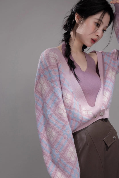 Rich and Crafty Brown Slit Leather Skirt