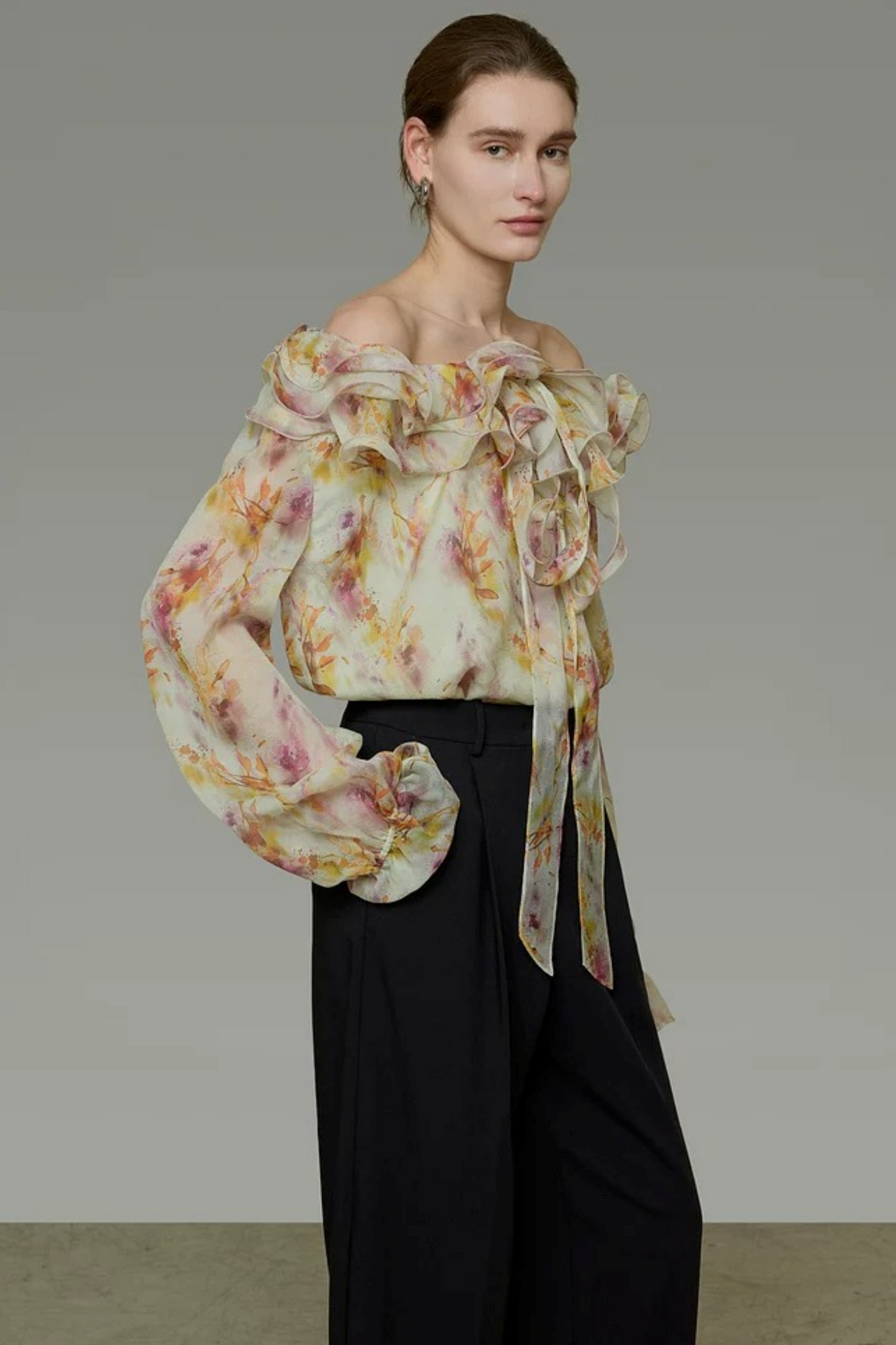 Unspoken Floral Off-Shoulder Blouse