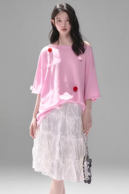 Berry Plush Off-Shoulder Top