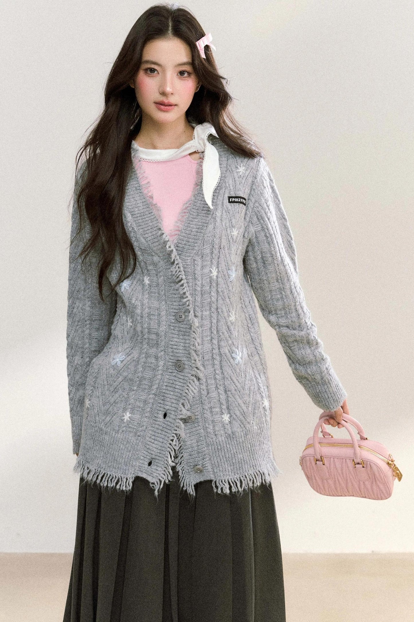 Floral V-Neck Cardigan