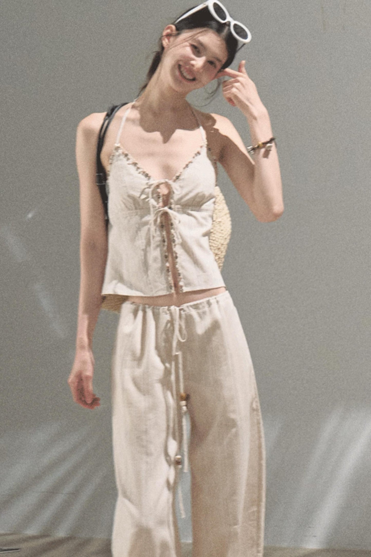 Amber Striped Pants Set-Up