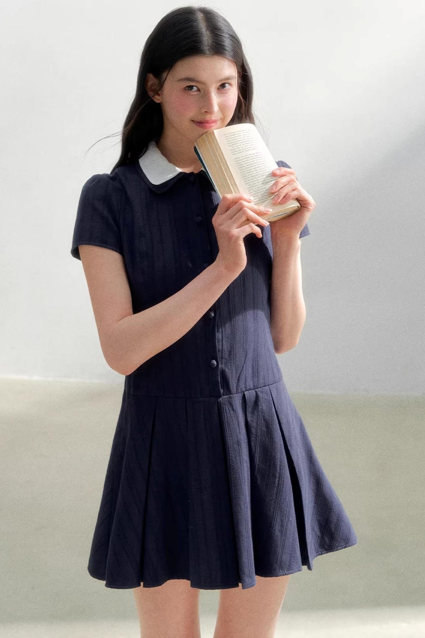 Retro College Shirt Dress