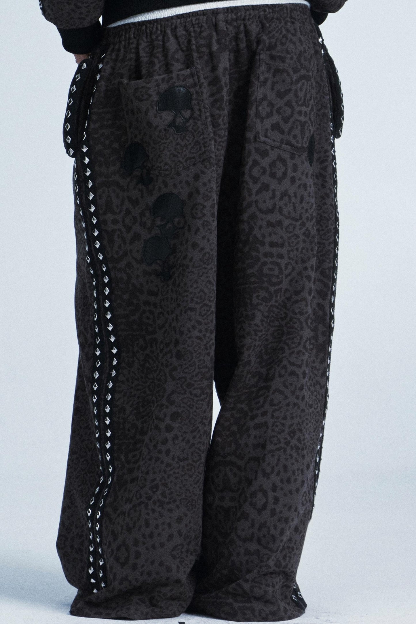 Leopard Print Hooded Jacket Set-Up