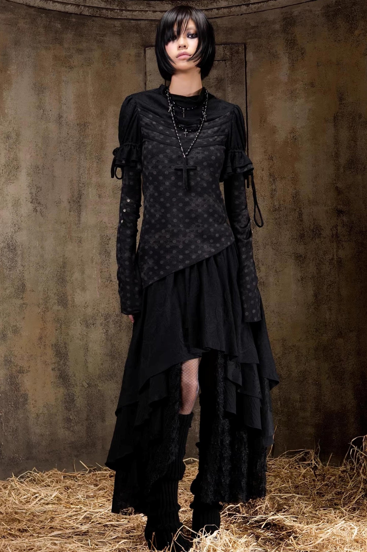 Court-Style Knit Top
