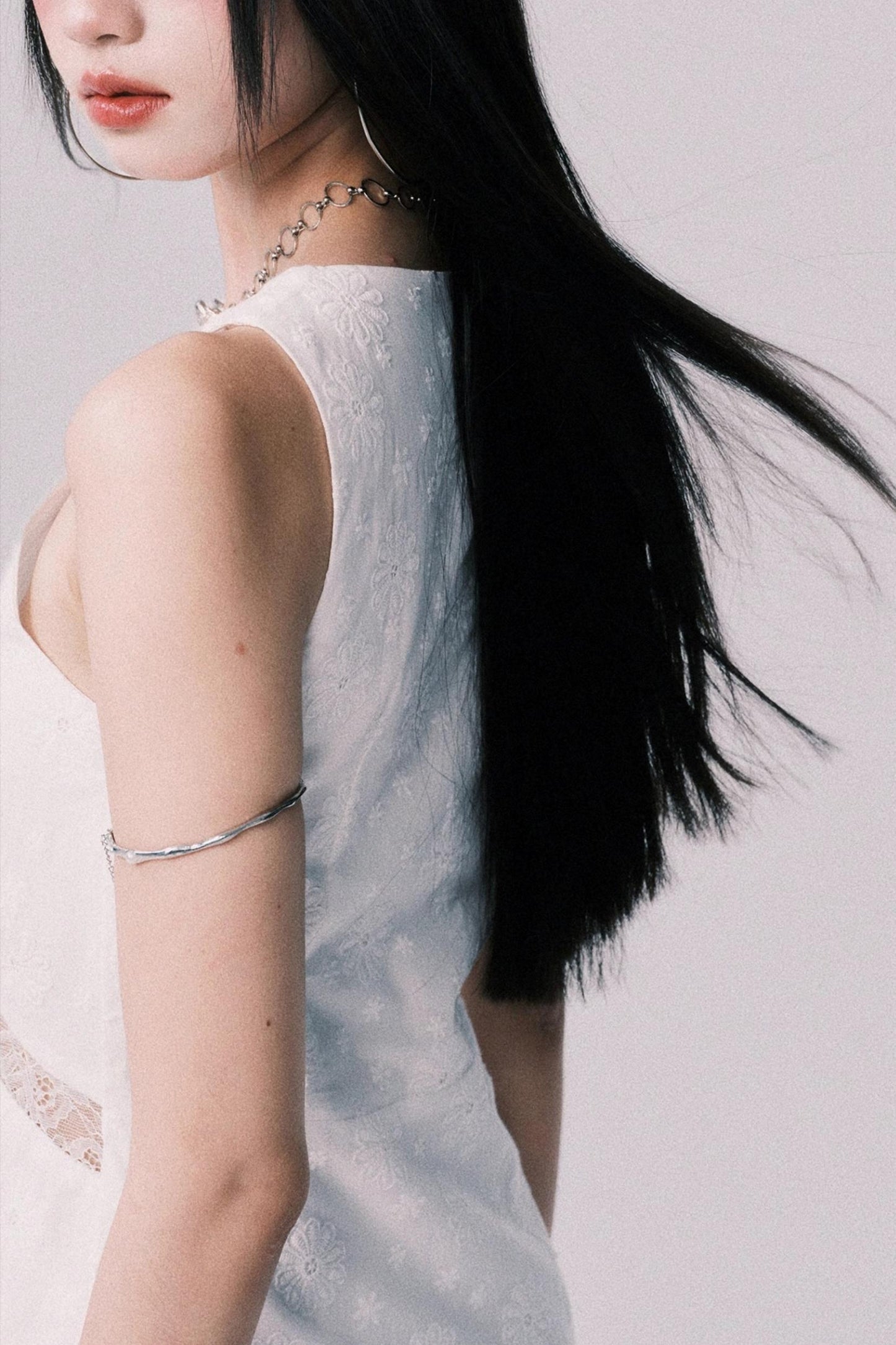 Summer Lace V-Neck Vest Dress