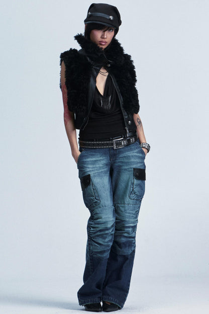 Two-Color Stretch Top