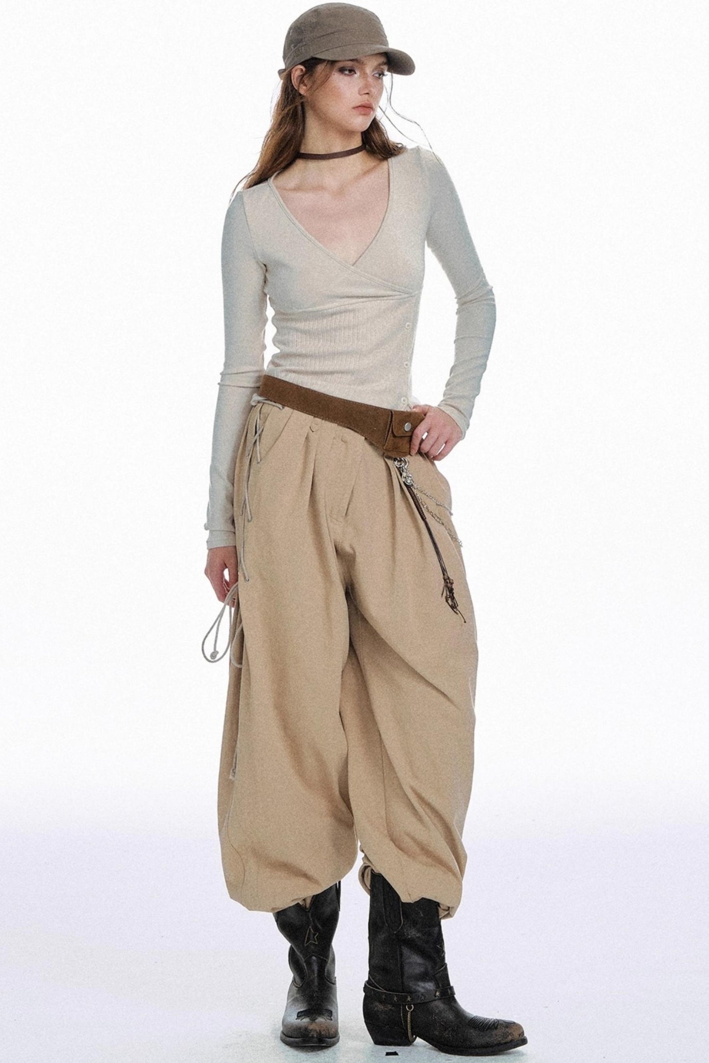 Hot Girl Style Long Sleeve T-Shirt