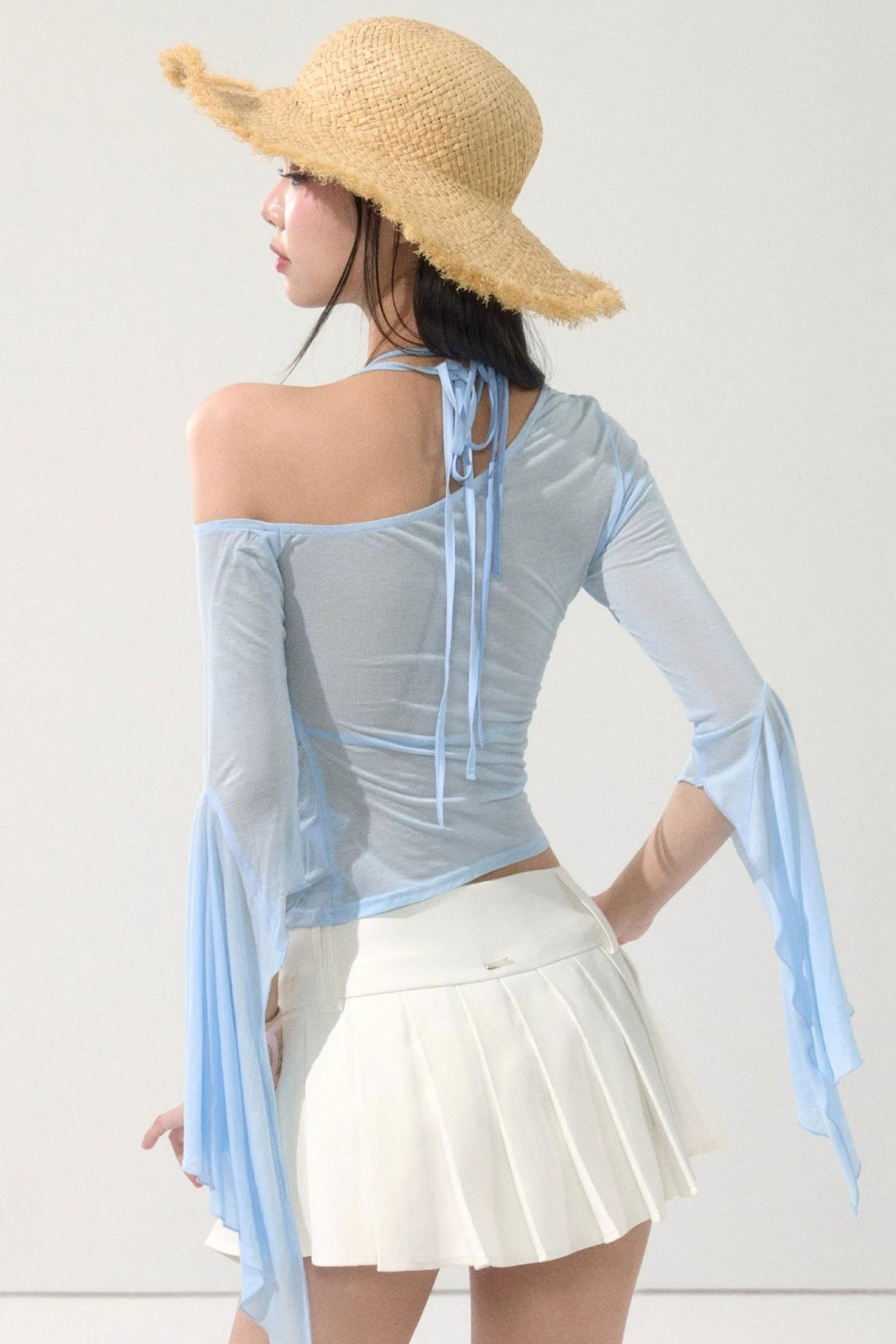Retro Pleated Short Skirt