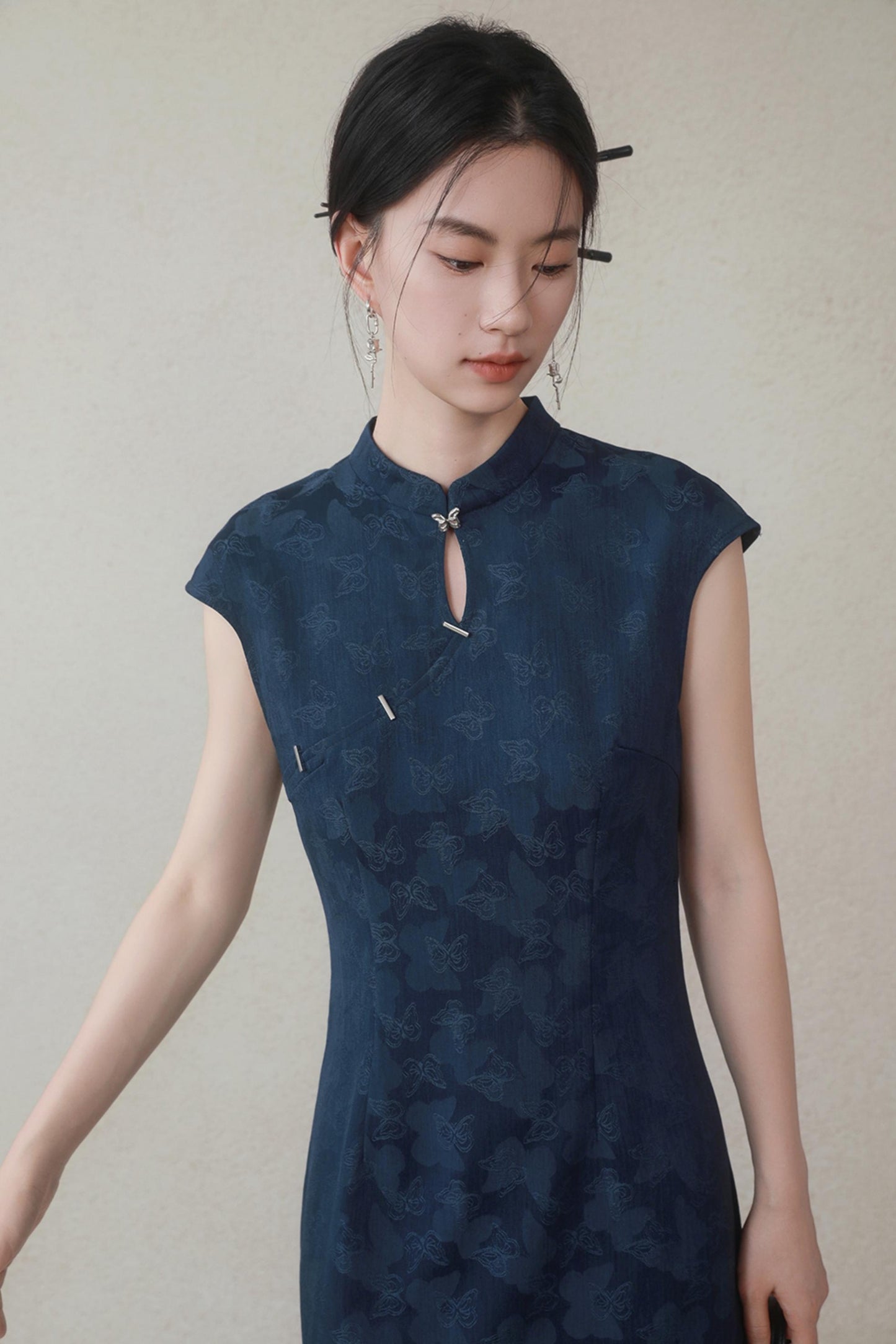 Summer Navy Denim Dress