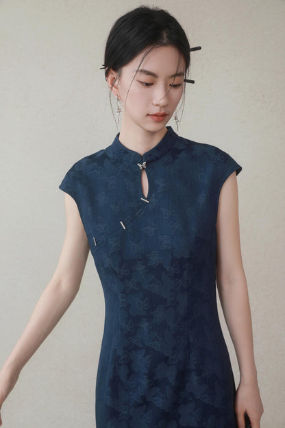 Summer Navy Denim Dress