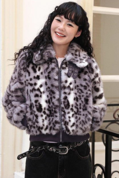 Dreamland Leopard Fur Jacket