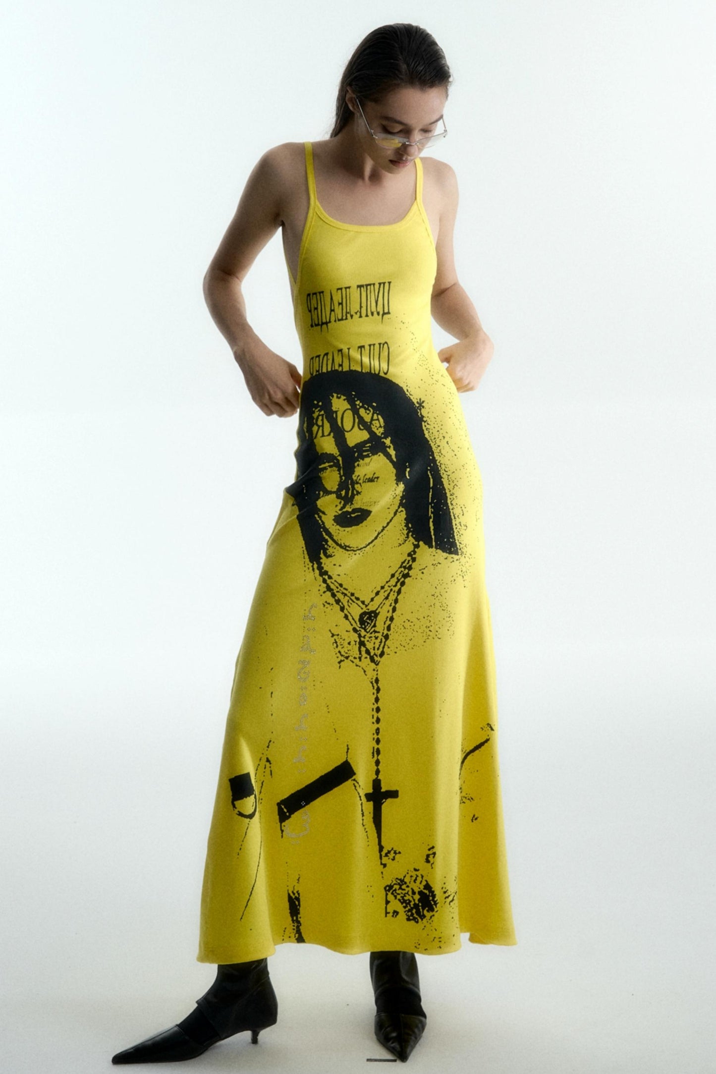 Spicy Halter Rhinestone Maxi Dress