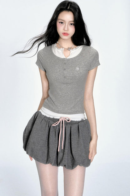 Tencel Tee & Skirt Set-Up