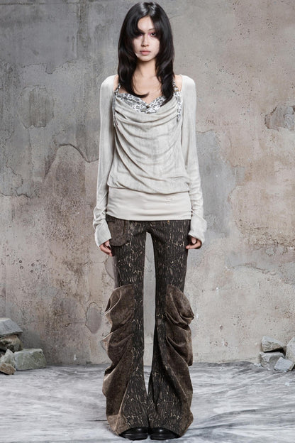 Fake Two-Piece Base Top