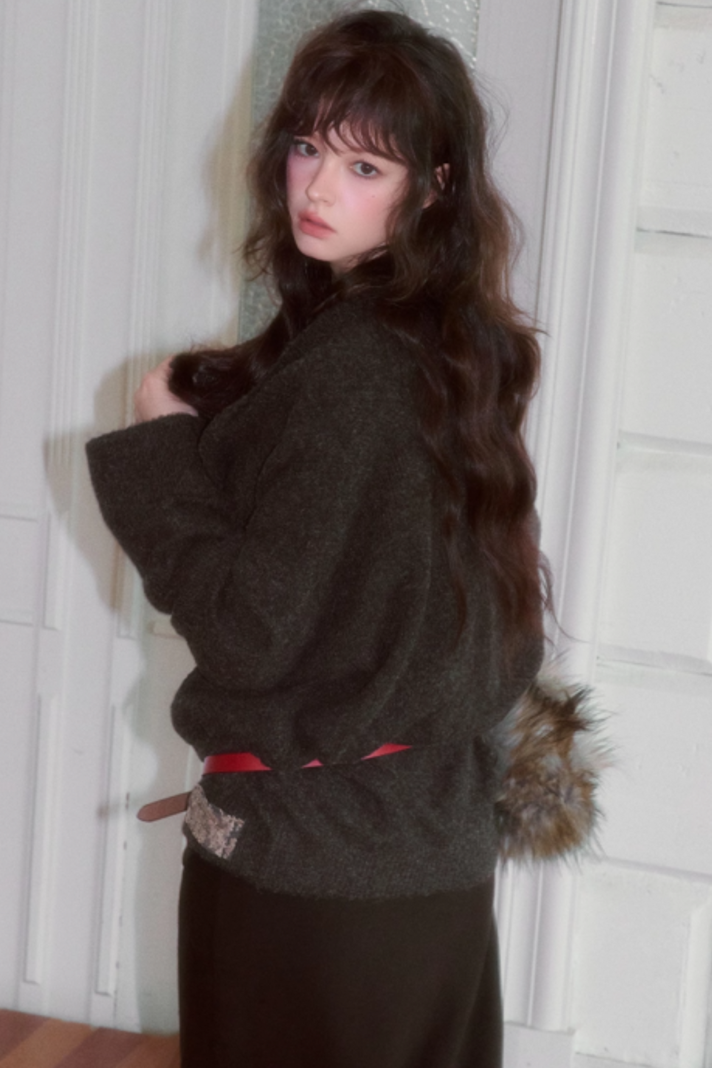 Retro Swing Collar Lazy Style Sweater