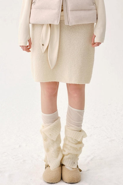 Warm Wool Blend Knit Socks