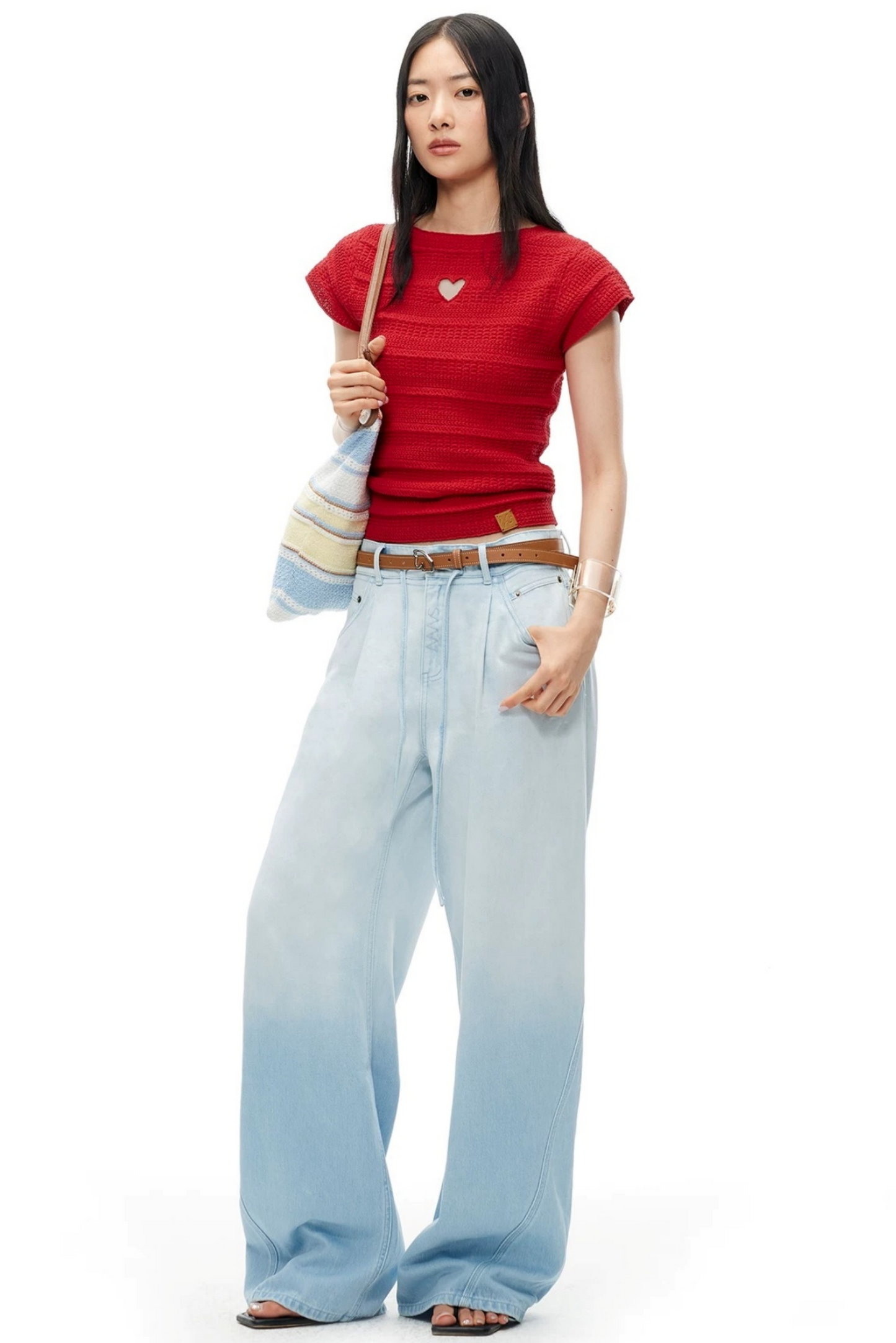 Heartbeat Linen Flutter Sleeve Top