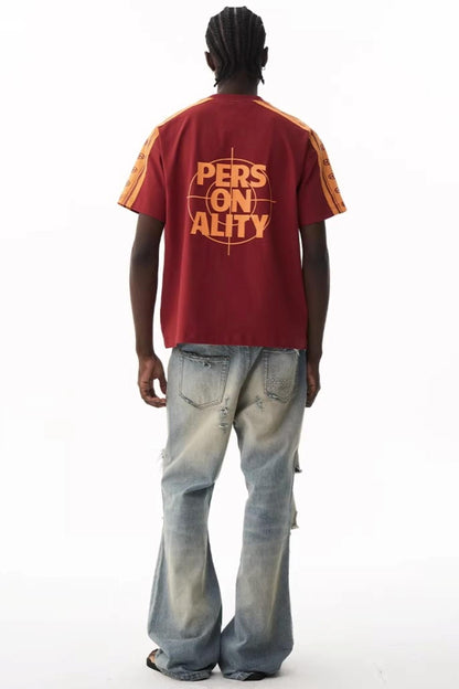 Retro Contrasting Sports Top