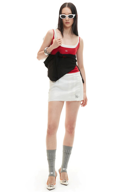 Lyocell Linen A-Line Skirt