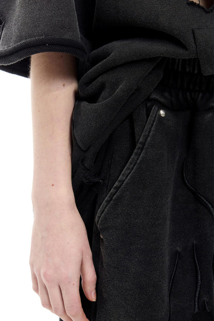 Moon Distressed Shorts