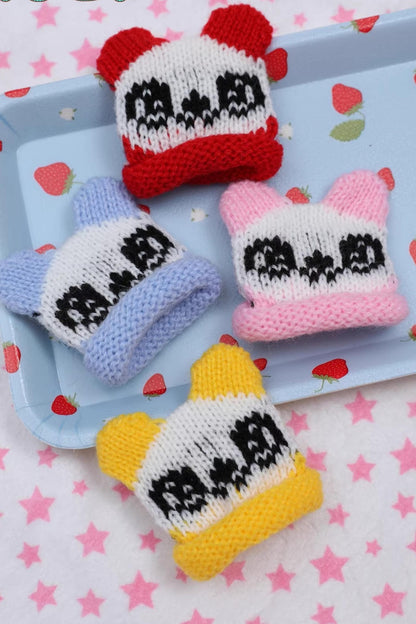 Cute Knitted Bear Hairpin