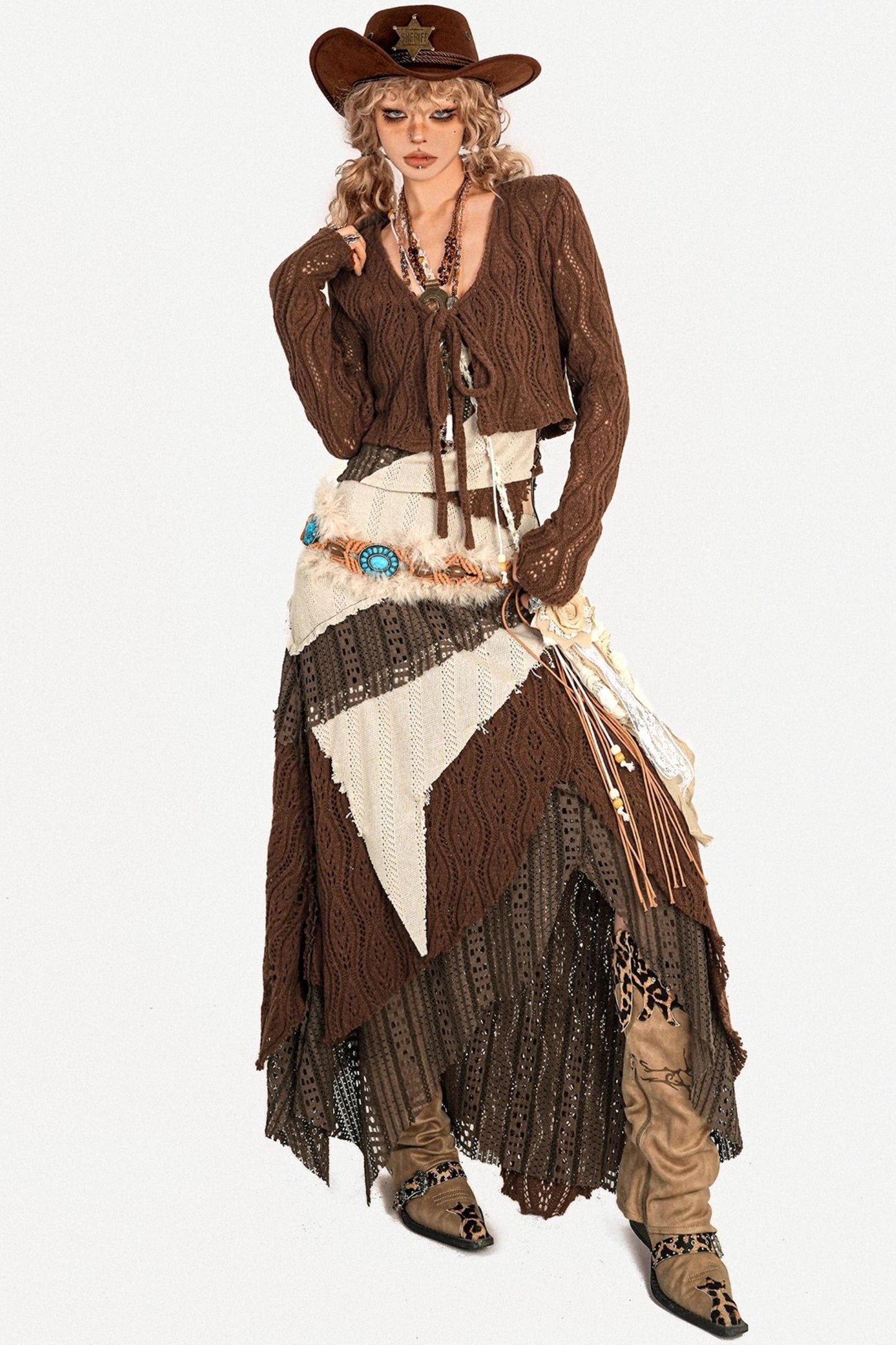 Milky Cool Art Skirt Set-Up