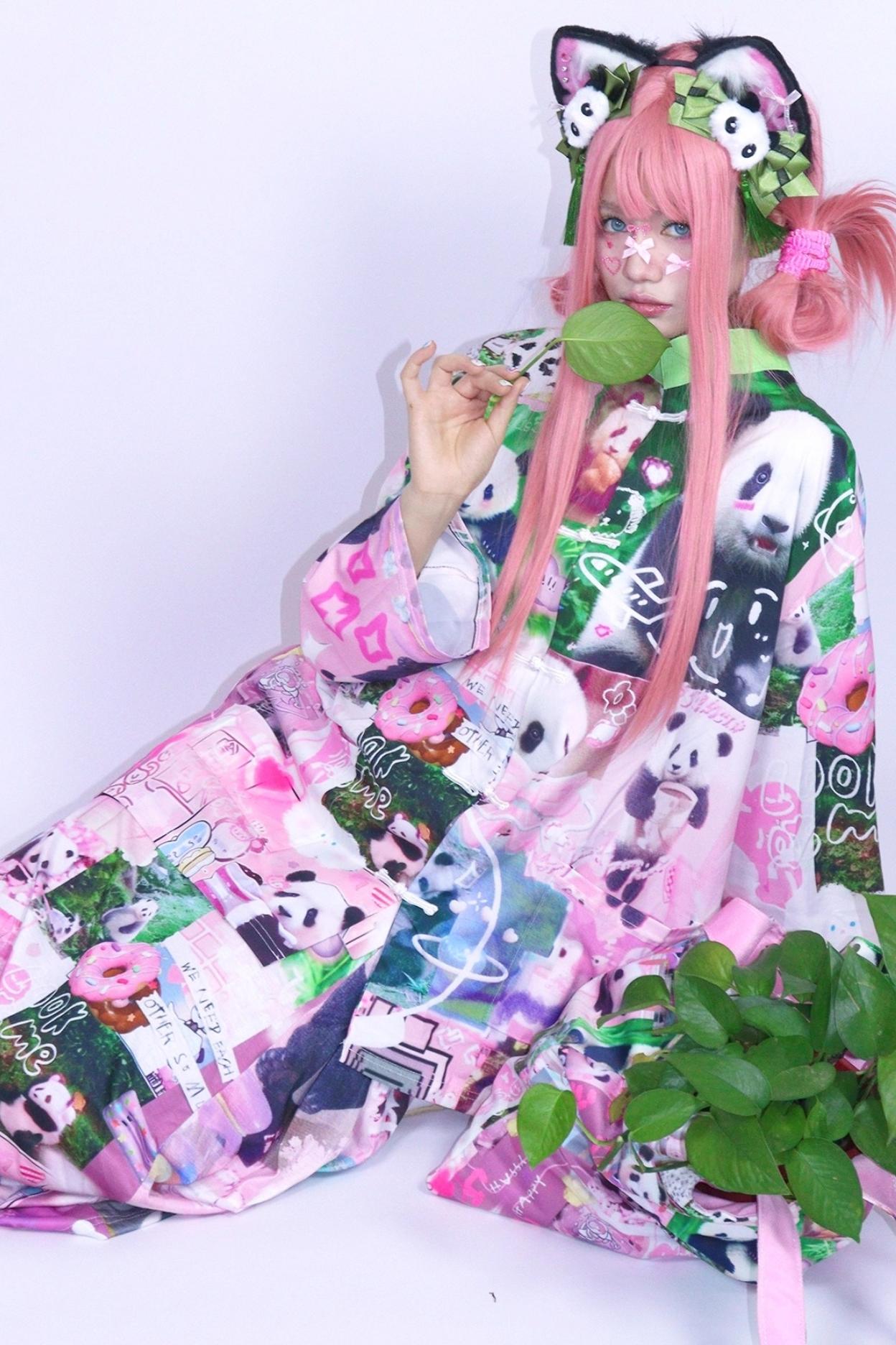 Panda Cartoon Long Skirt