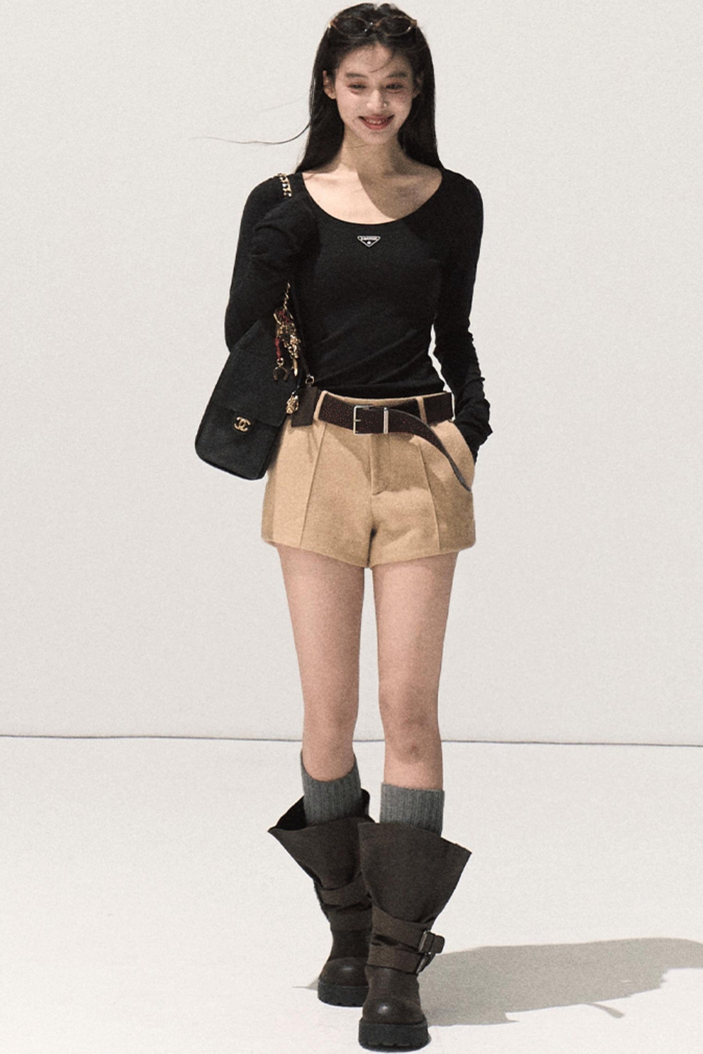 Night Pine Wool Shorts