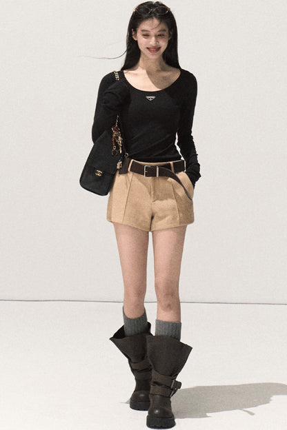 Night Pine Wool Shorts